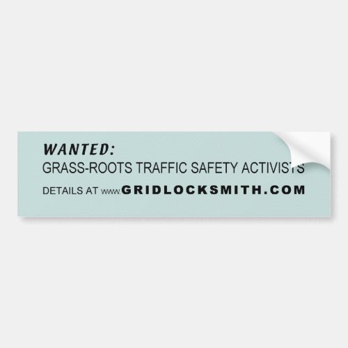 WANTED_GRTSA BUMPER STICKER