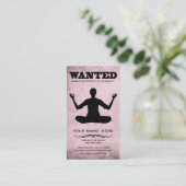 wanted : inner strength & serenity business card (Standing Front)