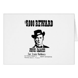 Wanted Jesse James Cards