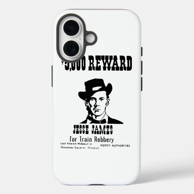Wanted Jesse James Case-Mate iPhone Case (Back)