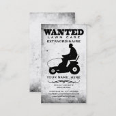 wanted : lawn care business card (Front/Back)