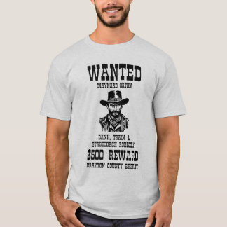 WANTED - MAYNARD ORTON T-SHIRT