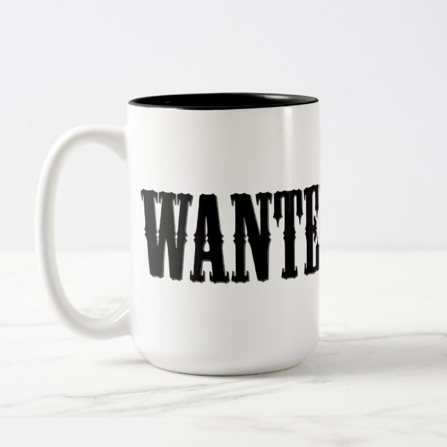 WANTED Meaningful overnight relationship Two-Tone Coffee Mug (Left)