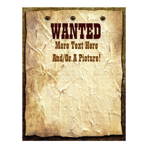Wanted Old West Theme Letterhead Stationery | Zazzle