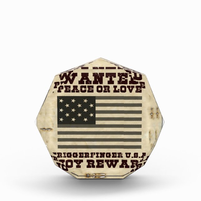 Wanted Peace Award (Front)