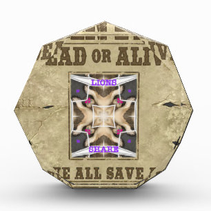 Wanted Peace, Love and Inspiration: Spread Harmony Acrylic Award