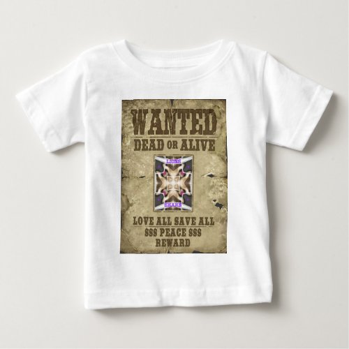 Wanted Peace Love and Inspiration Spread Harmony Baby T_Shirt