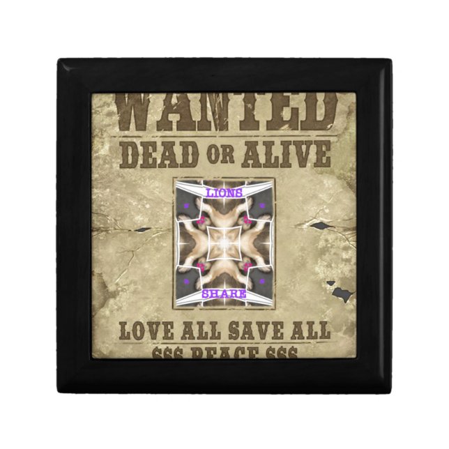 Wanted Peace, Love and Inspiration: Spread Harmony Keepsake Box (Front)