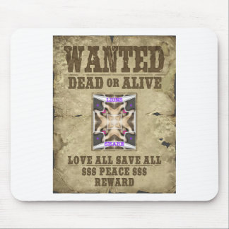 Wanted Peace, Love and Inspiration: Spread Harmony Mouse Pad