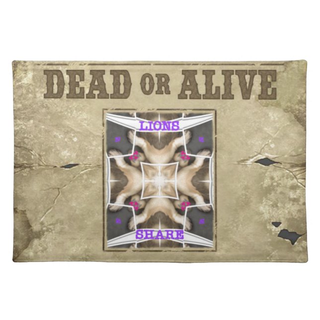 Wanted Peace, Love and Inspiration: Spread Harmony Placemat (Front)