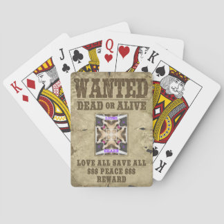 Wanted Peace, Love and Inspiration: Spread Harmony Poker Cards