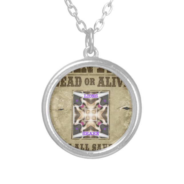 Wanted Peace, Love and Inspiration: Spread Harmony Silver Plated Necklace (Front)