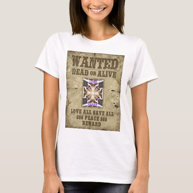 Wanted Peace T-Shirt (Front)