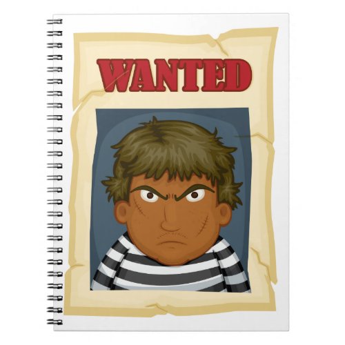 Wanted Person Escaped Prisoner Notebook