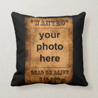 Wanted pillow