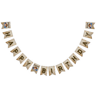 WANTED! Pirates birthday party Bunting Flags