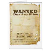 Wanted Poster (Front)