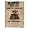 Wanted Poster