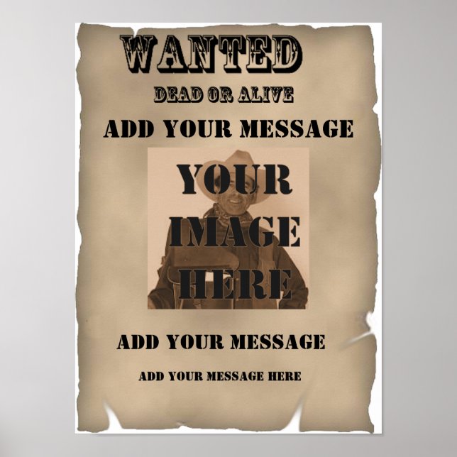 Wanted Poster (Front)