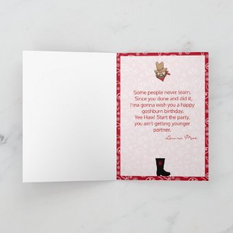 Wanted Poster Birthday Greeting Card | Zazzle