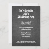WANTED Poster - Birthday Invitation (Back)