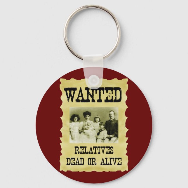 Wanted Poster Keychain (Front)