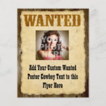 Wanted Poster Old-Time Photo Flyer