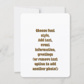 WANTED Poster Photo Frame (Back)