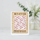 WANTED Poster Photo Frame (Standing Front)