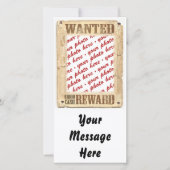 WANTED Poster Photo Frame (Front)