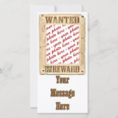 WANTED Poster Photo Frame (Front)