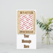 WANTED Poster Photo Frame (Standing Front)