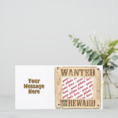 WANTED Poster Photo Frame (Standing Front)