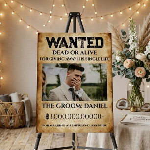 Wanted Poster Pirate Bounty Bachelor Party Welcome
