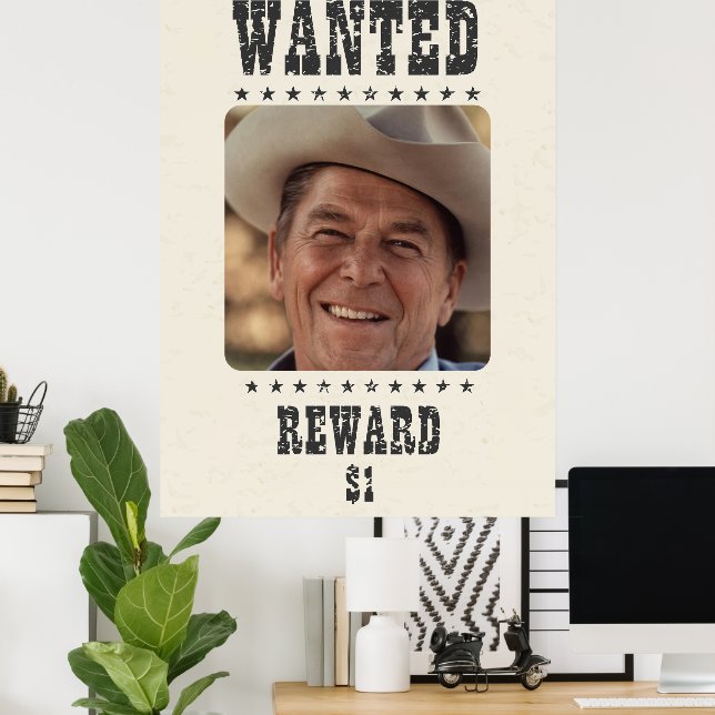 Wanted Poster – Reward $1 – Vintage Old West Style | Zazzle