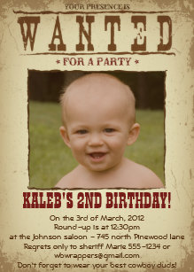 western theme invitations zazzle