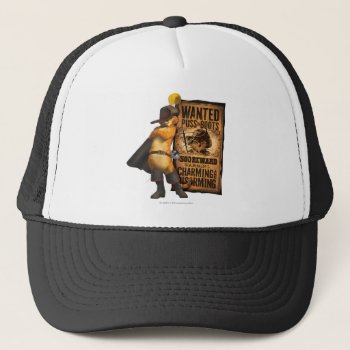 Wanted Puss In Boots (char) Trucker Hat by pussinboots at Zazzle