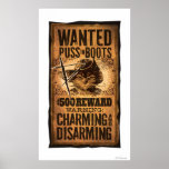 Wanted Puss In Boots Poster at Zazzle