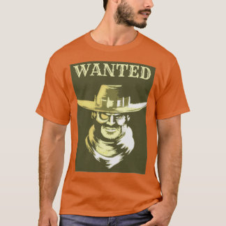 WANTED REWARD FOR OLD WEST COWBOY OUTLAW T-Shirt