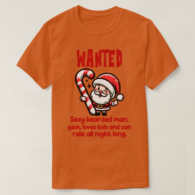 Wanted sexy santa T-Shirt (Design Front)