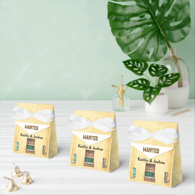 WANTED 🤠 Vintage Cowboy Boots Wedding Favor Boxes (Multiple)
