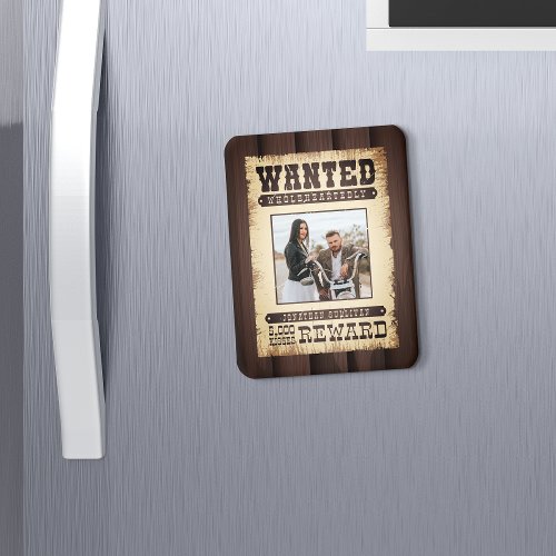 Wanted Wholeheartedly Western Poster Photo Magnet