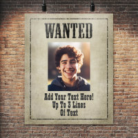 WANTED Wild West vintage