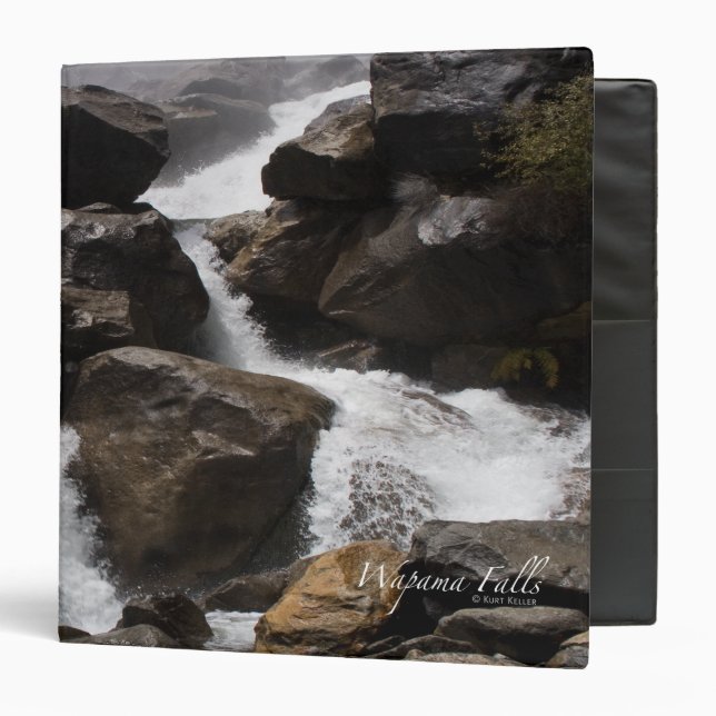 Wapama Falls 3 Ring Binder (Front/Inside)