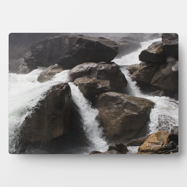 Wapama Falls Plaque (Front)