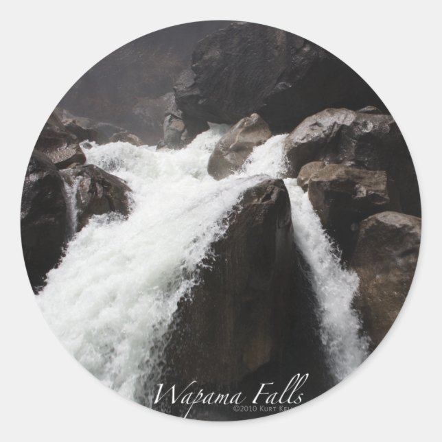 Wapama Falls Sticker (Front)
