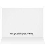 Wapiti (Elk) By The Lake Cards (Inside Horizontal (Top))