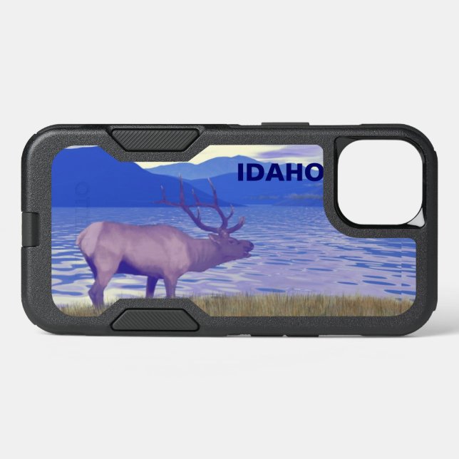 Wapiti (Elk) By The Lake Otterbox iPhone Case (Back Horizontal)