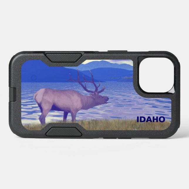 Wapiti (Elk) By The Lake Otterbox iPhone Case (Back Horizontal)