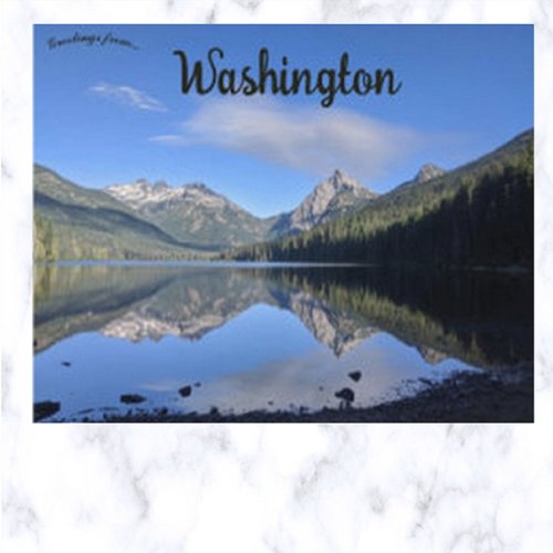 Waptus Lake Washington Postcard